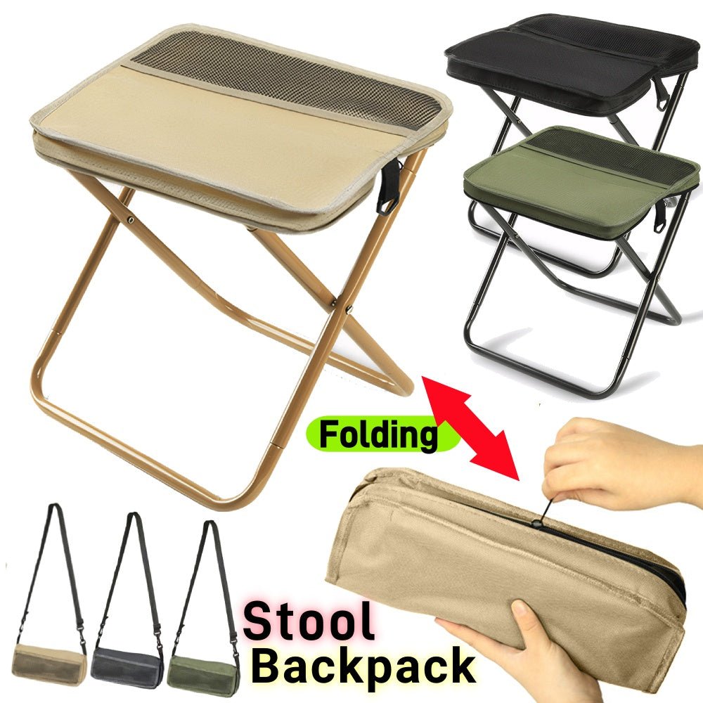 2-In-1 Chair Bag: Lightweight Waterproof Folding Chair And Backpack For Adventures