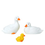 Duck Resin Ornaments 4 Piece Garden Figurines Decor