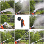 Garden Spray Gun with 8 Spray Patterns – Watering, Cleaning & Car Wash