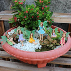 Fairy Garden Figurines 6pc Set Bonsai Miniature Decor