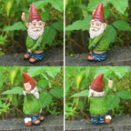 Garden Gnome Statue Funny Urinating Gnome Outdoor Garden Decor Holiday Ornament