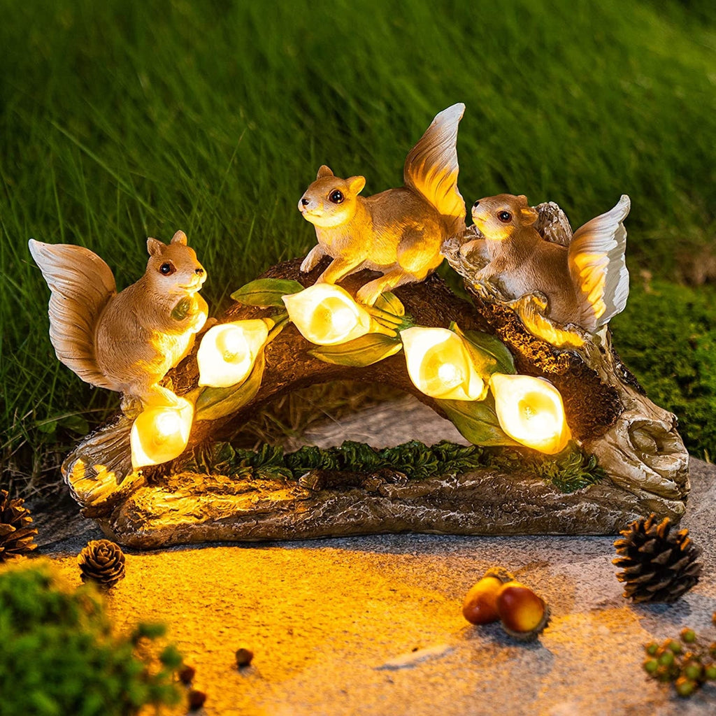 Resin Ornament Solar Lights