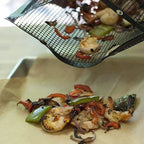 Non-Stick BBQ Grill Mesh Bags, 3-Pack for Vegetables, Seafood & Meat