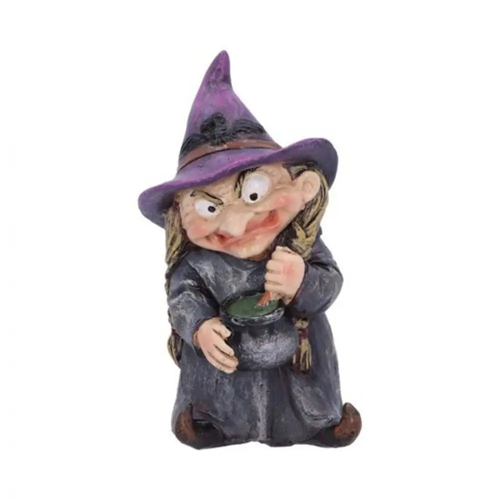 Resin Witch Statue Waterproof Indoor Outdoor Halloween Decor