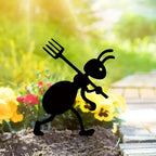 Ant Garden Decor Metal Yard Ant Garden Stakes Lawn Art