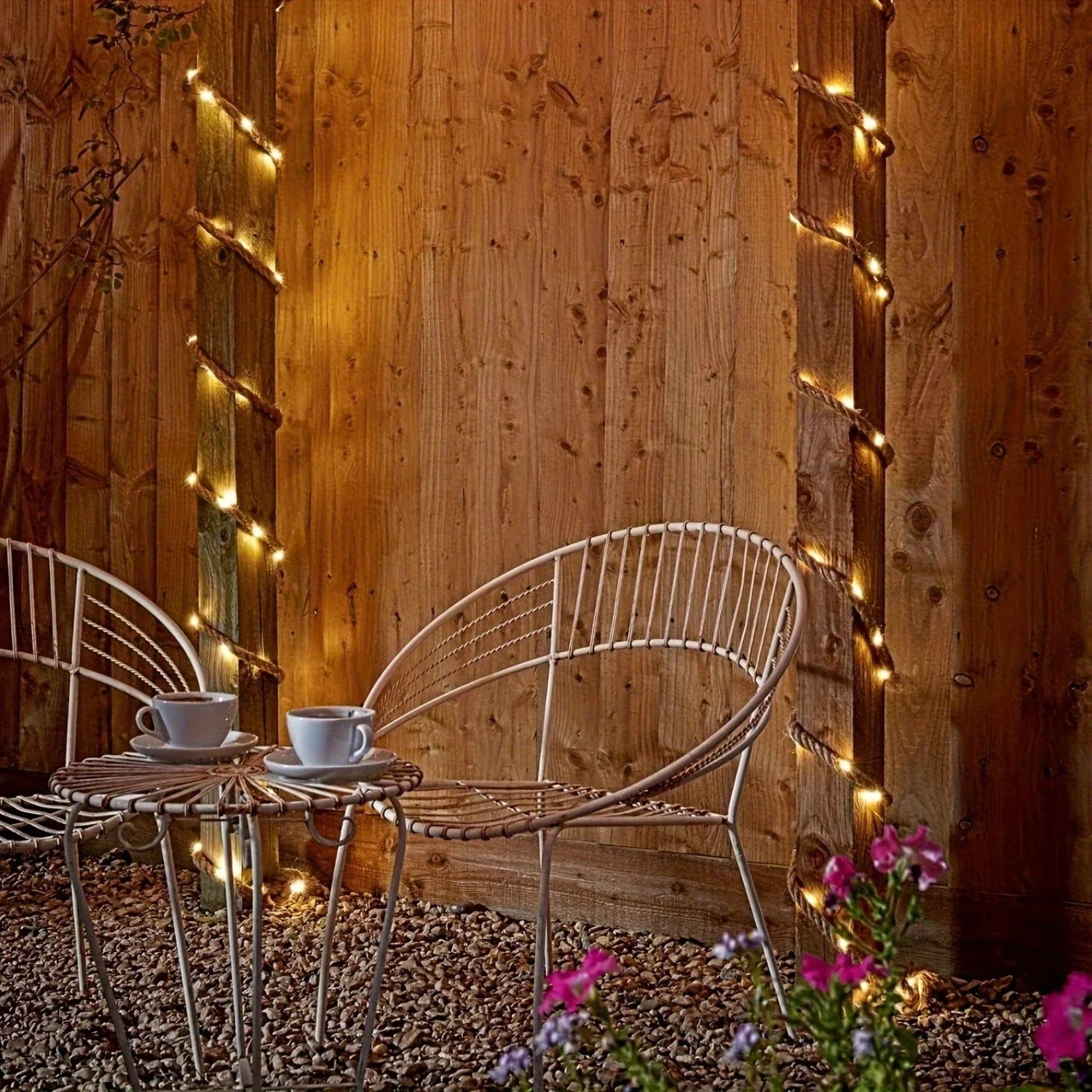 Solar Rope Light, 5m Solar Powered LED Outdoor Garden String Light