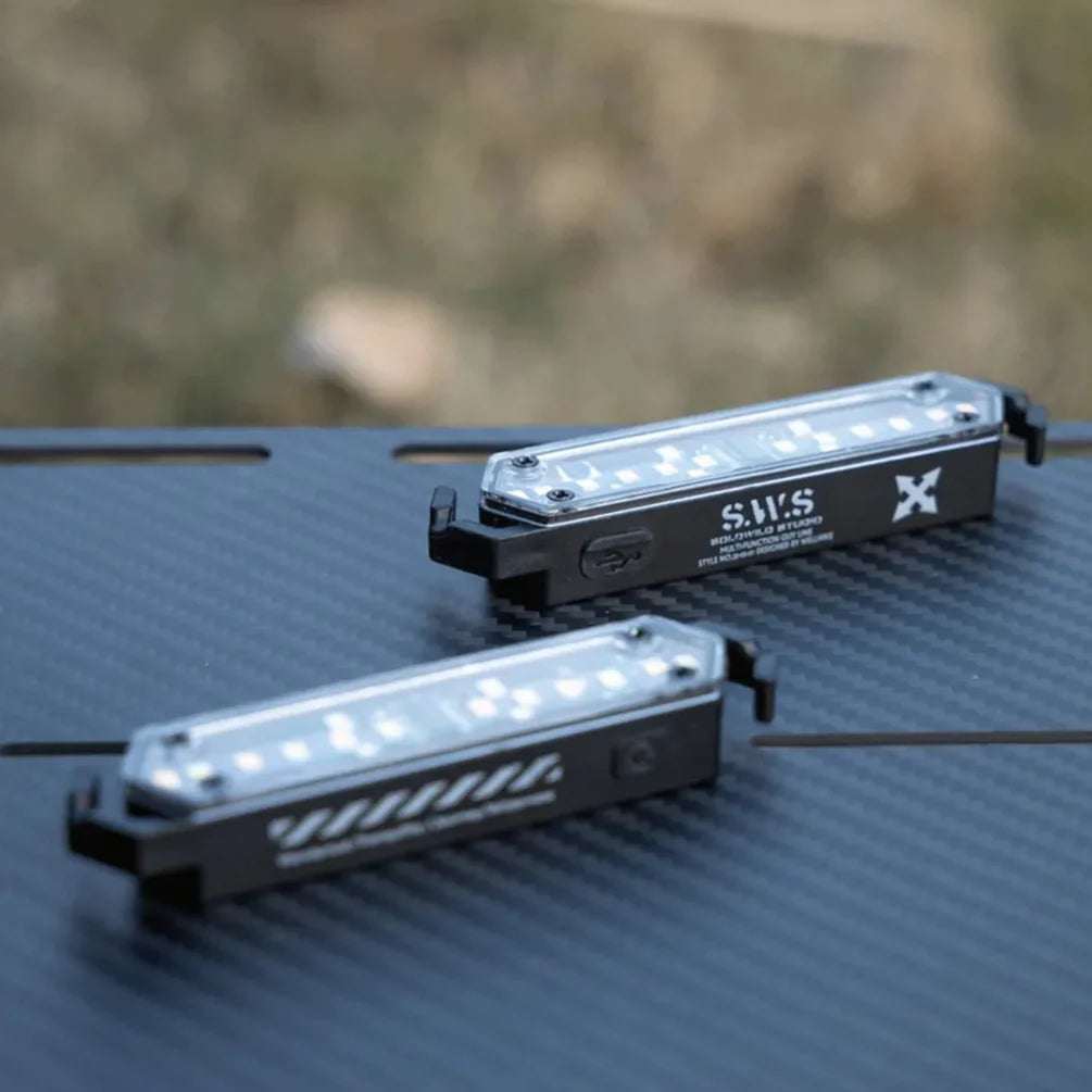 8-Piece USB-C Rechargeable Camping Rope Light Set with Stepless Dimming