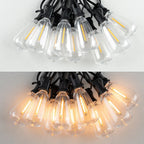 Solar Powered Outdoor String Lights with Shatterproof Bulbs