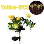 Solar Flower Lights LED Azalea Outdoor Garden Yard Path Lighting