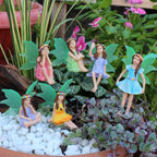 Fairy Garden Figurines 6pc Set Bonsai Miniature Decor