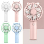 Portable USB Rechargeable Mini Hand Fan – 2 Pack