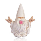 Funny Garden Gnome Statue – Resin Tongue Out Outdoor Patio & Yard Decor