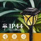 6 Pack LED Solar Pathway Lights for Gardens and Pathways
