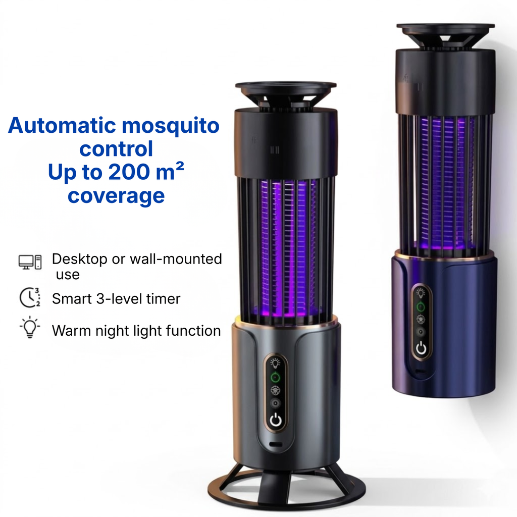 Rechargeable UV Mosquito Trap Lamp for Indoor and Outdoor Use