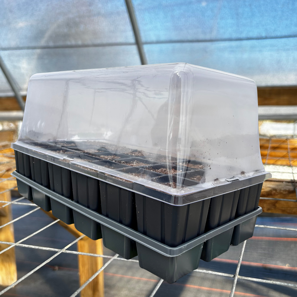 3.5" x 5" Deep Black Square Greenhouse Mega Pots