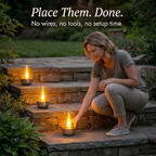 Solar Flickering Candle Light for Patio, Garden and Outdoor Decor