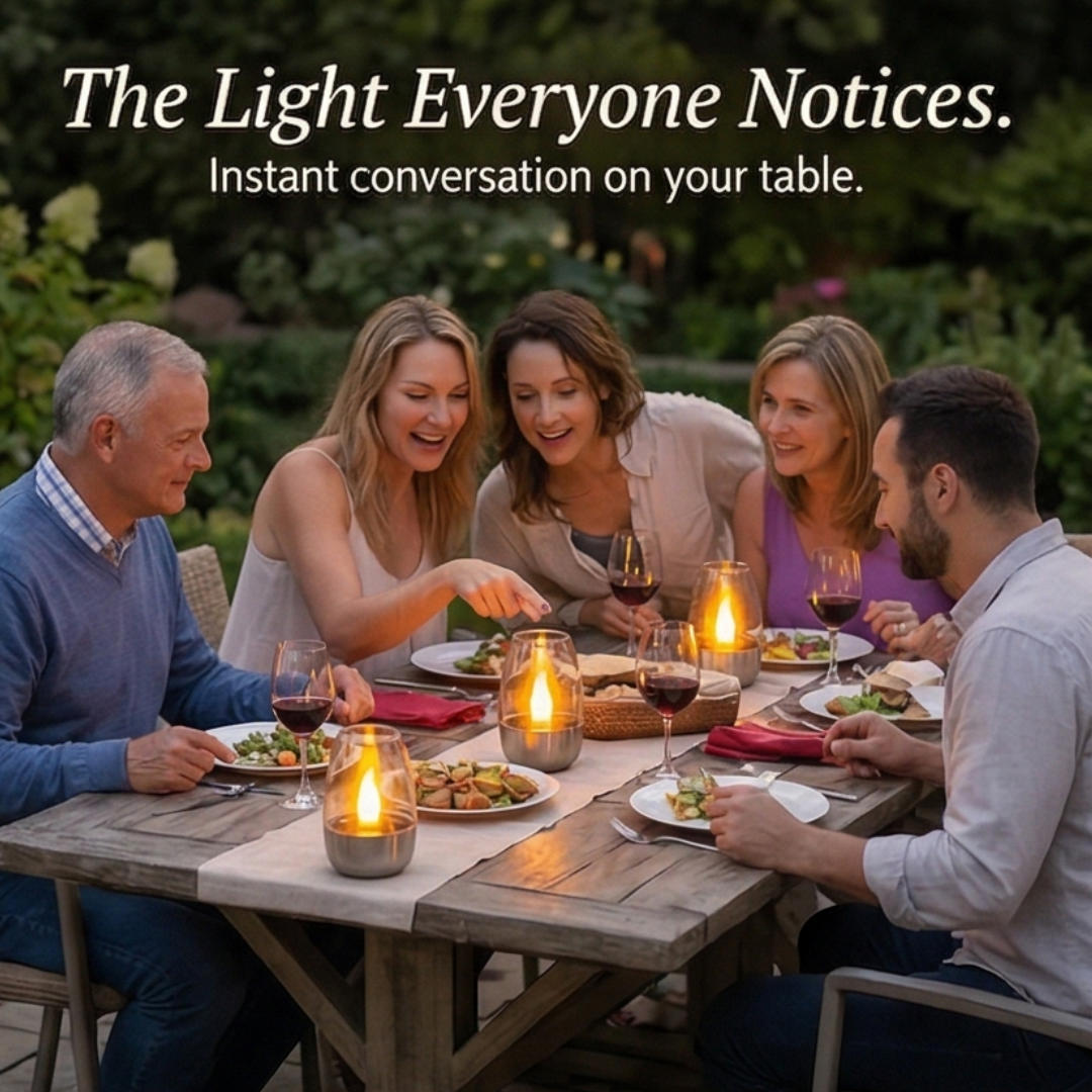 Solar Flickering Candle Light for Patio, Garden and Outdoor Decor