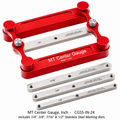 Woodworking center finder marking gauge set with stainless steel marking bars for center line marking