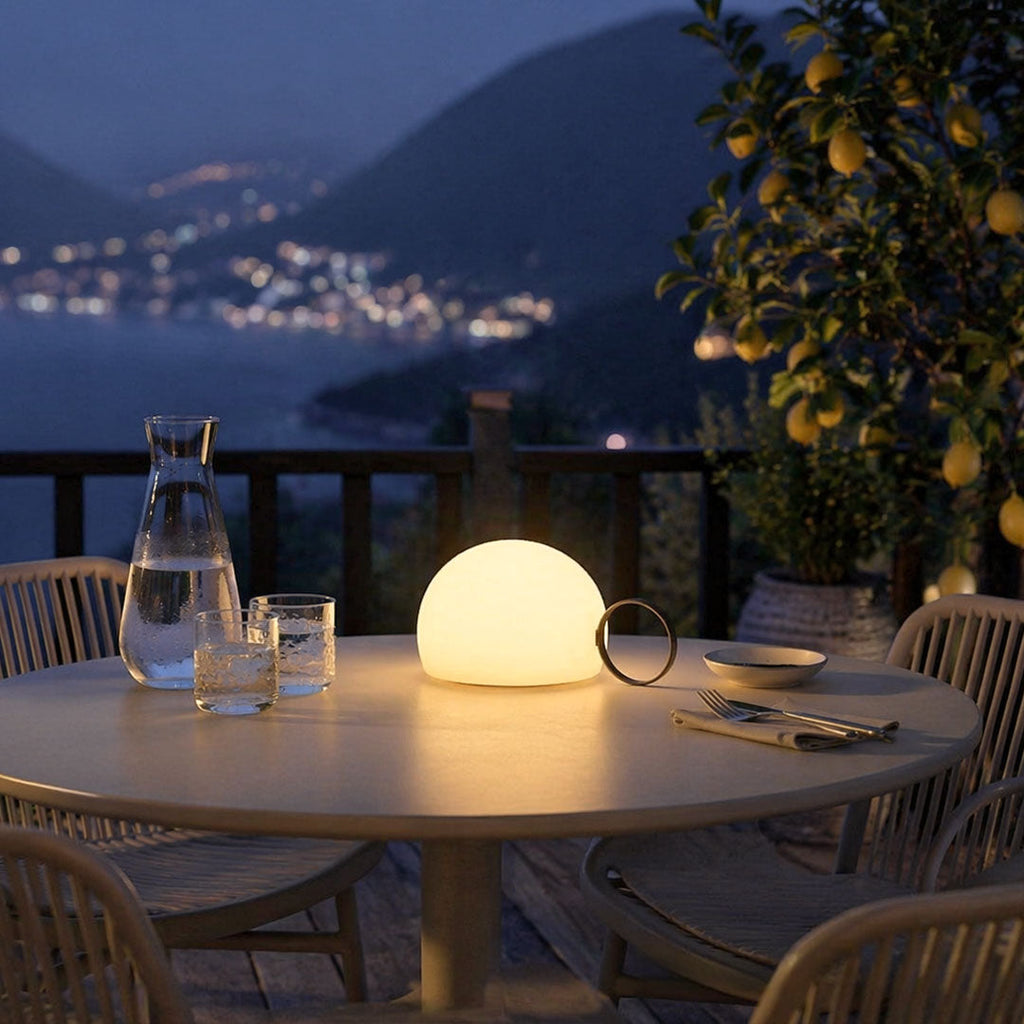 Portable Outdoor Table Lamp, Rechargeable LED Ambient Light