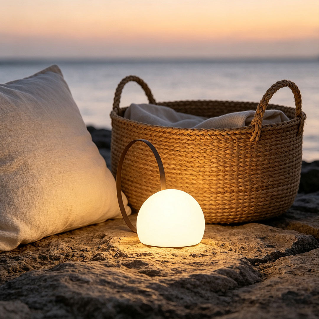 Portable Outdoor Table Lamp, Rechargeable LED Ambient Light