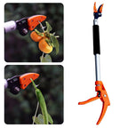 Telescopic pruning shear with spring mechanism – Extendable from 37-60 cm