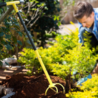 Manual Twist Tiller Garden Claw Cultivator with Detachable Handle