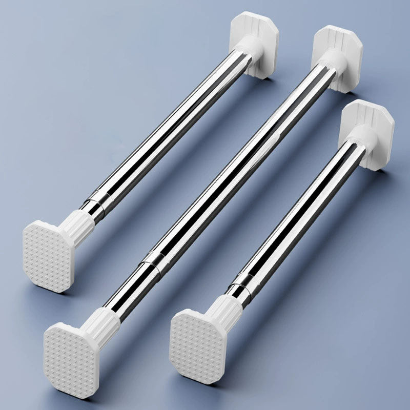 32mm Stainless Steel Tension Rod, Adjustable No Drill Rod for Closet, Curtain & Bathroom