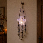 Lighted Halloween Beaded Wind Chime Collection