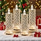 Acrylic LED Flameless Candle with Color-Changing Lights
