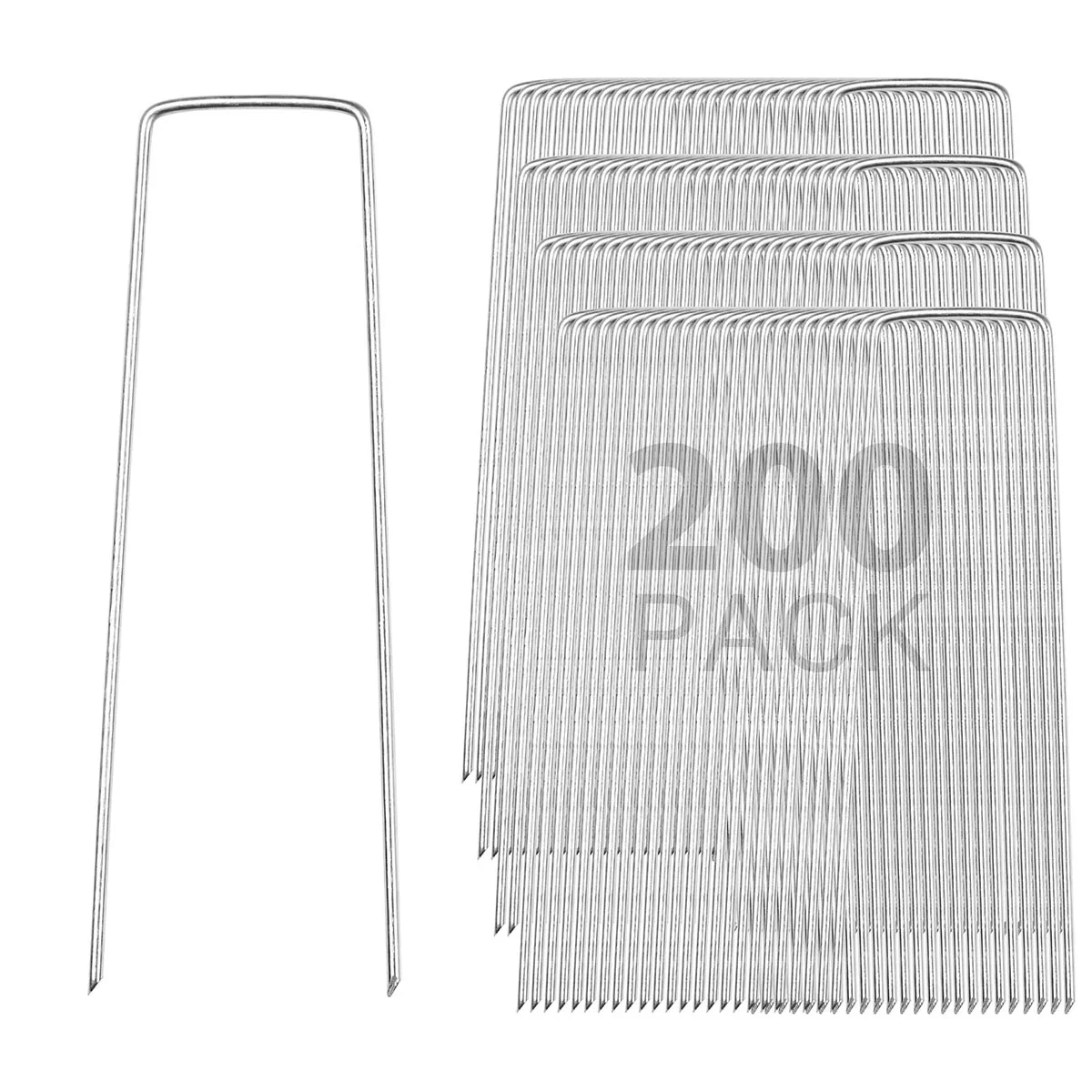 6in Turf Staples for Artificial Grass, Landscape Fabric