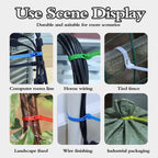 Reusable Nylon Cable Ties 200 Pack Self Locking Zip Ties