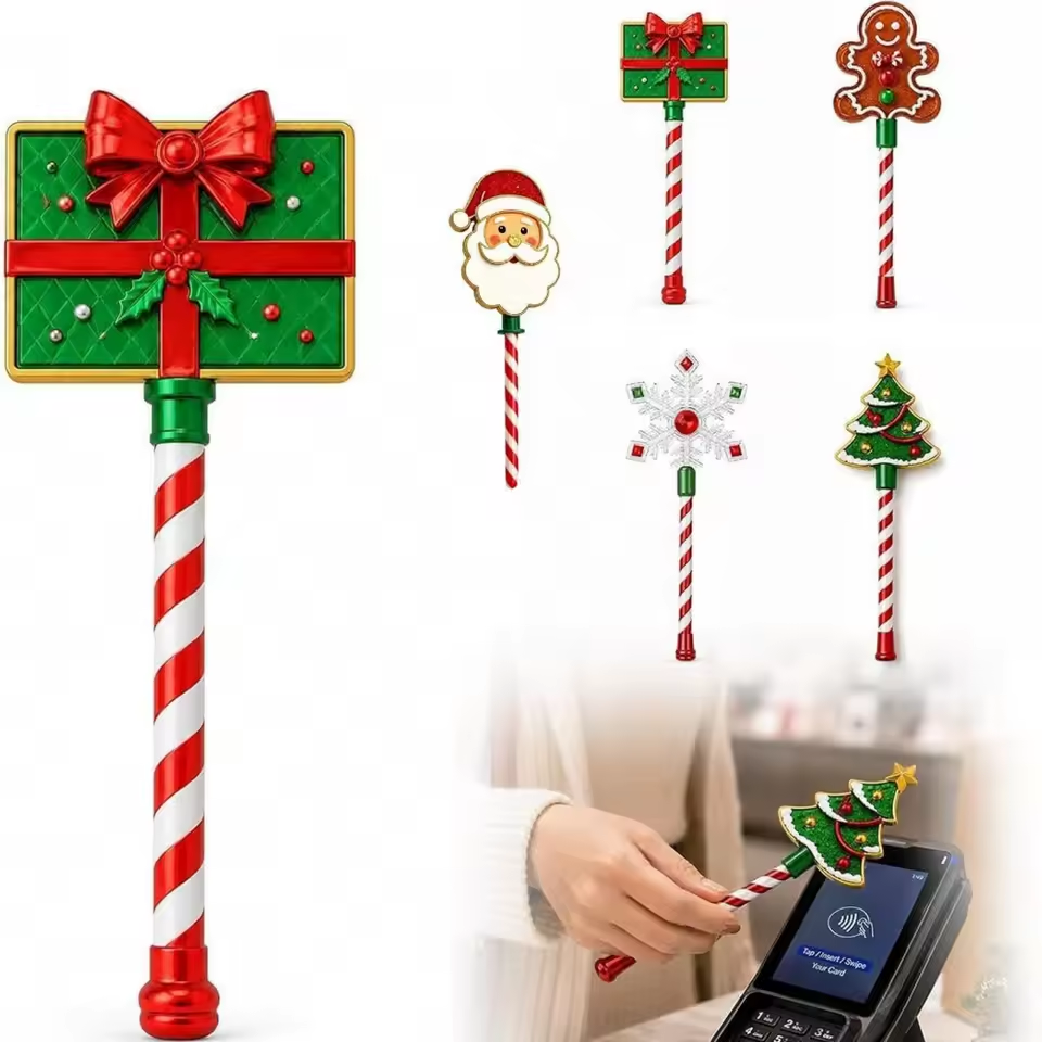 Christmas Tap to Pay Wand – Contactless Payment Card Holder