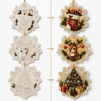 6-Piece Christmas Diamond Painting Ornament Kit