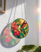 Acrylic Jigsaw Puzzle Suncatcher Emerald Flame Hummingbird