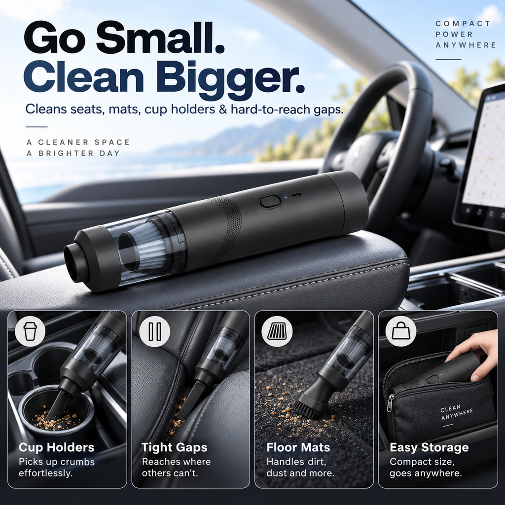 Cordless Handheld Car Vacuum