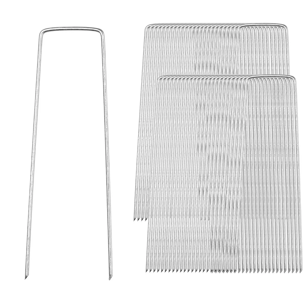 6in Turf Staples for Artificial Grass, Landscape Fabric