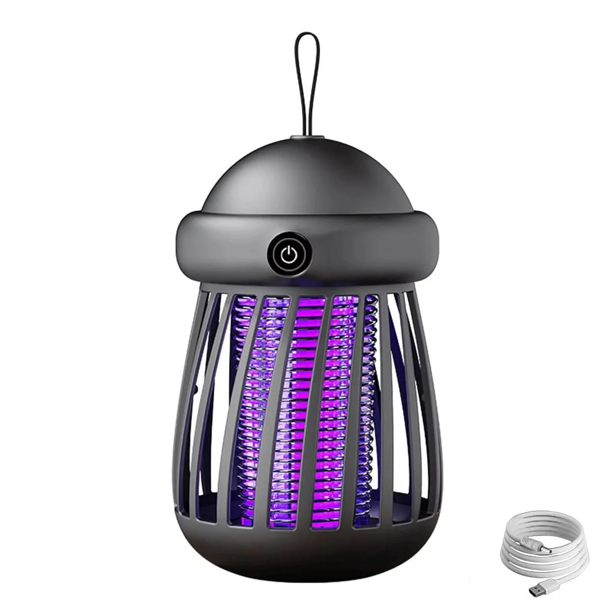 Portable Mosquito Zapper Lamp USB Rechargeable UV Light for Indoor Outdoor Use