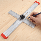 Adjustable Woodworking Measuring Tool, Angle Finder & Marking Ruler