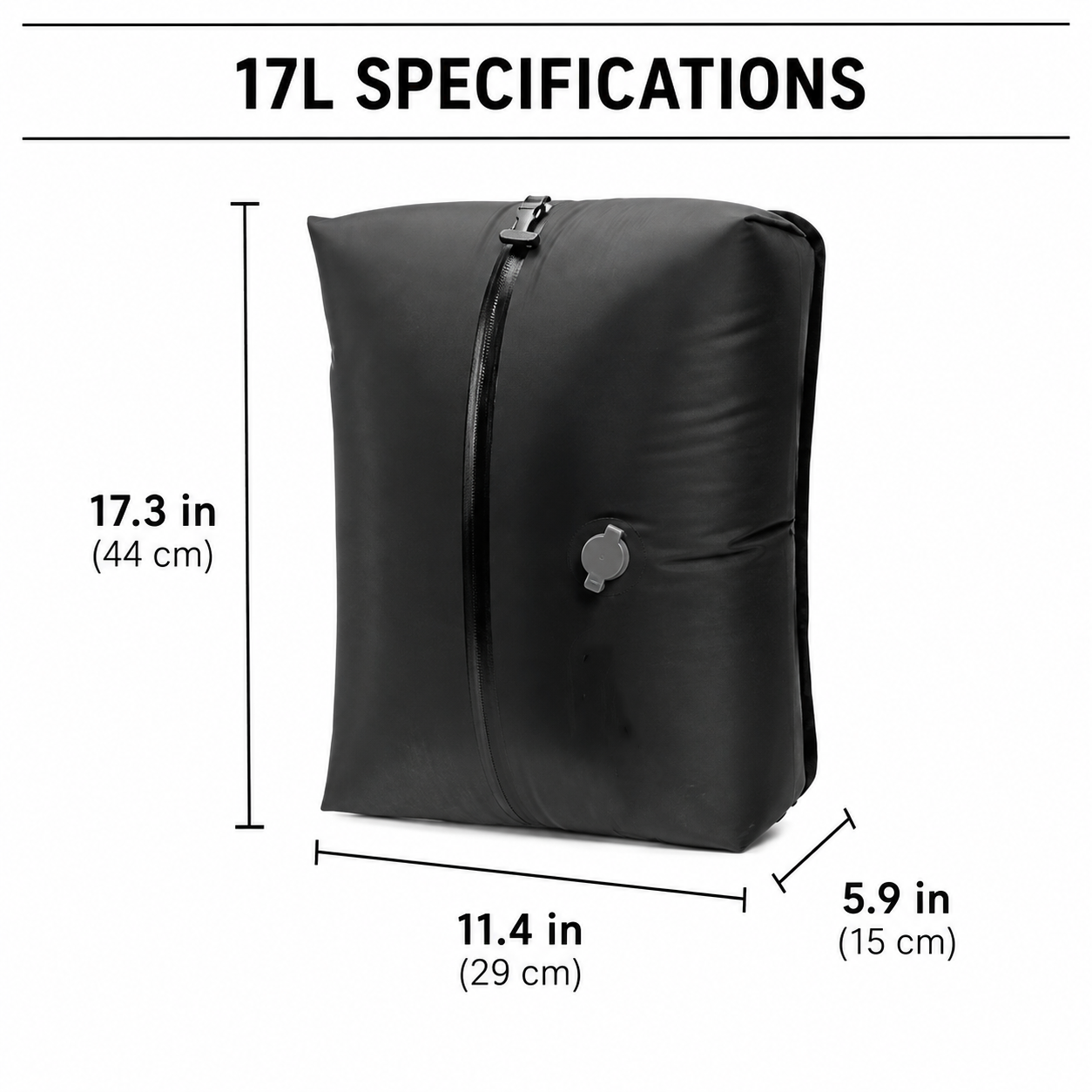 17L Travel Compression Bag with Pump for Clothes & Luggage