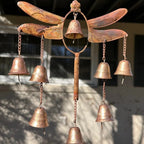 Dragonfly Bells Wind Chime for Garden and Outdoor Decor
