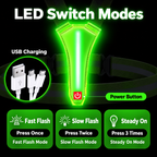 USB Rechargeable LED Reflective Running Safety Vest