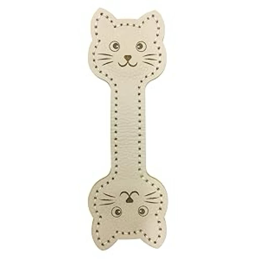 3 Pack Leather Magnetic Bookmark Clips Cat and Dog Paw Design