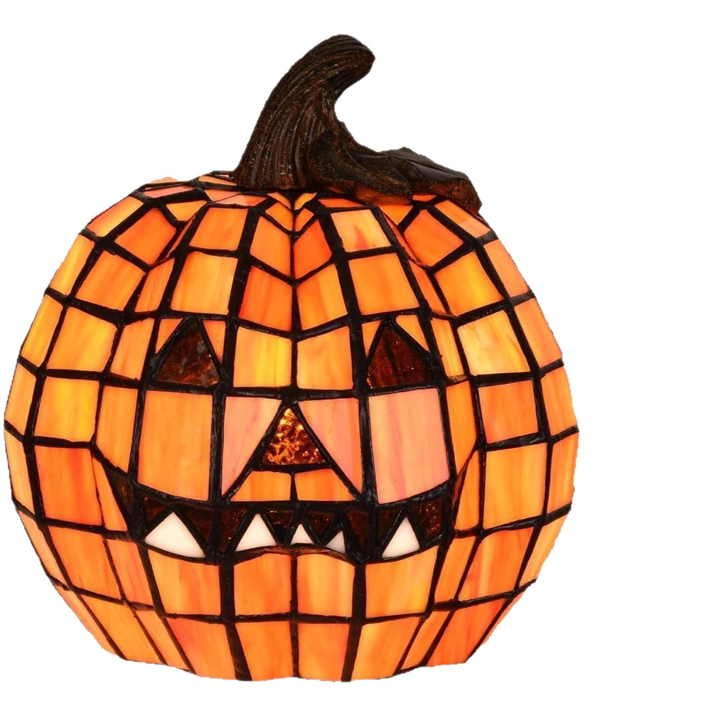 Halloween Pumpkin Light USB Powered Jack O Lantern Lamp for Table Decor