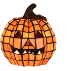 Halloween Pumpkin Light USB Powered Jack O Lantern Lamp for Table Decor