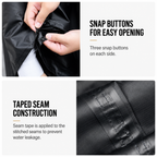 3 in 1 Waterproof Rain Poncho for Camping Hiking Backpacking