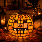 Halloween Pumpkin Light USB Powered Jack O Lantern Lamp for Table Decor