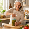 Adjustable Jar Opener with Stainless Steel Grip for Multiple Lid Sizes