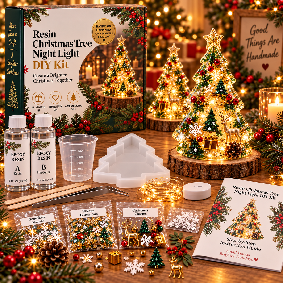 Christmas Craft Kit -Make Your Own Glowing