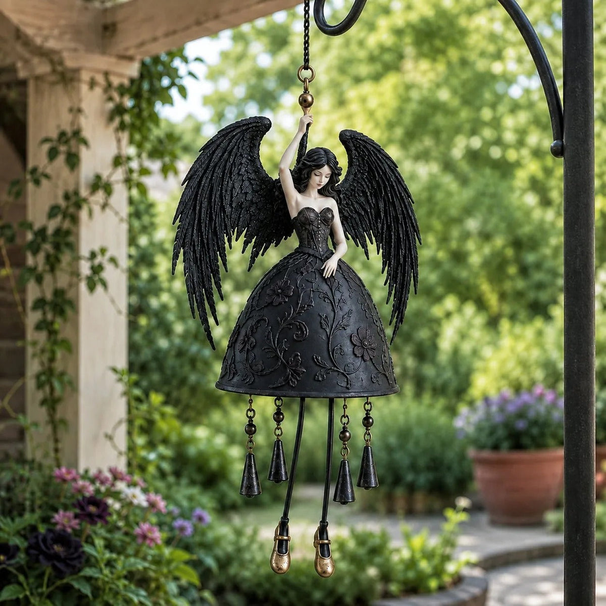 Dark Angel Gothic Wind Chime