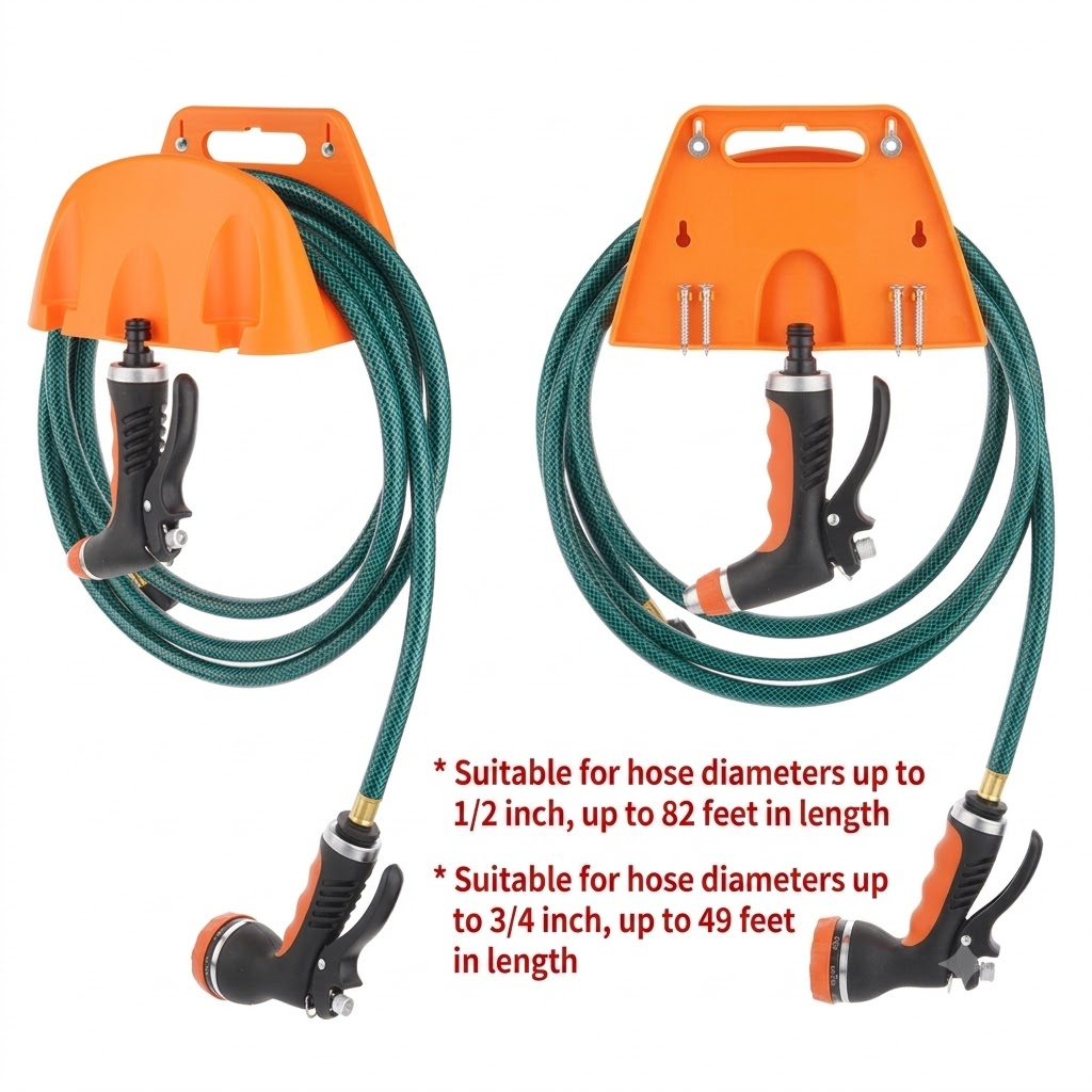 Garden Hose Wall Mount Hanger